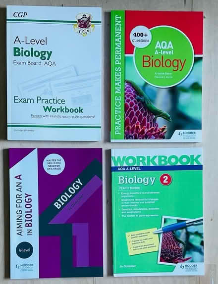 Photo of free A-Level Biology revision guides (Lichfield near Tesco) #1