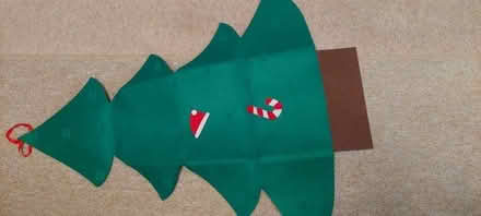 Photo of free Felt Christmas tree & velcro decs (Hawley GU17) #1