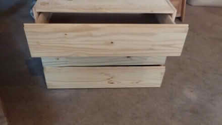 Photo of free Ikea corner shelves with desk & drawers.. in Newark #3