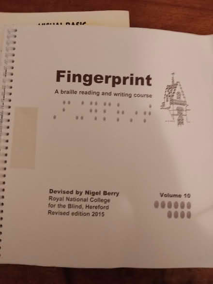 Photo of free Braill learning book (Sandilands CR0) #1