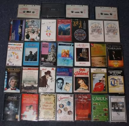 Photo of free Audio tapes of classical music, hymns, wartime songs, etc. (Barrow upon Soar LE12) #1