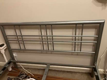 Photo of free Metal, double bed frame (Central Lancaster LA1) #4