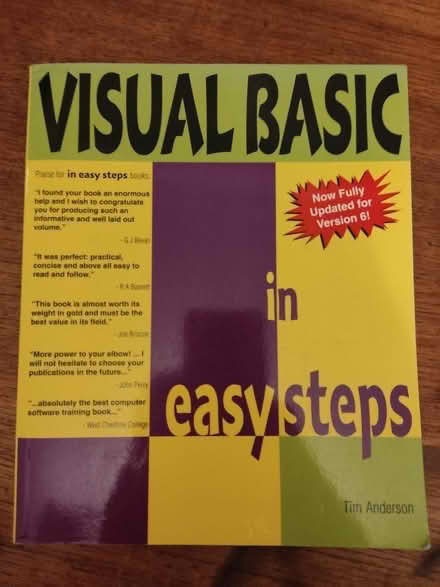 Photo of free Visual basics book (Sandilands CR0) #2