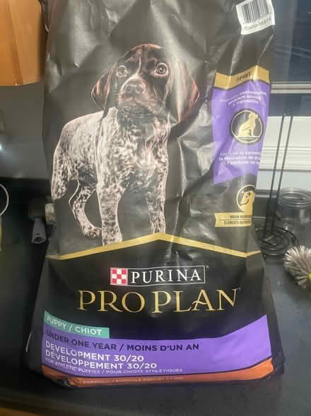 Photo of free Purina puppy food. Open bag (Front Royal) #1