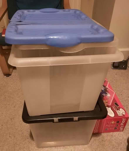 Photo of free Plastic storage boxes (Royal Leamington Spa CV32) #1