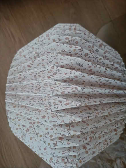 Photo of free Folding lampshade ditsy print (Westminster Drive PO21) #4