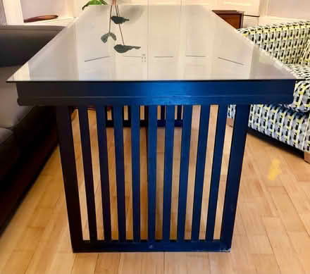Photo of free Dining table with glass top (Stoke Newington N16) #1