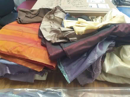 Photo of free Faux silk, and other fabric in a bin bag, (Vicars Cross CH3) #1