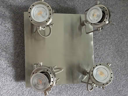 Photo of free Chrome ceiling 4 spotlight fitting (Waterlooville PO7) #1