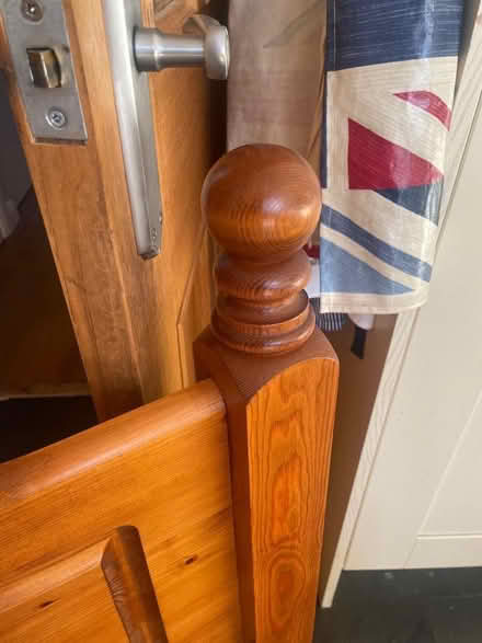 Photo of free Pine double bed frame (St Stephens AL3) #1