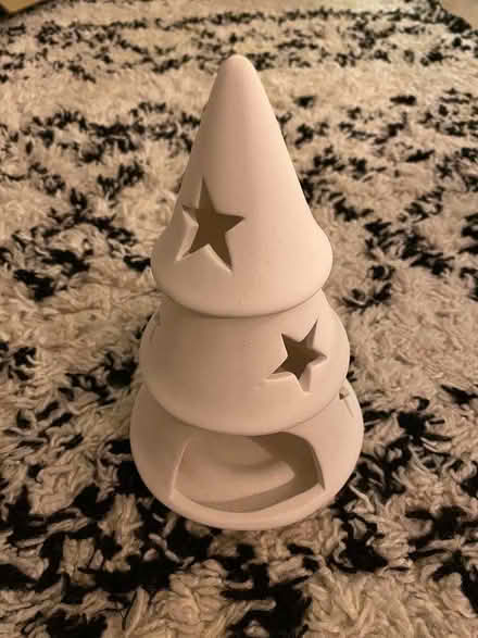 Photo of free Ceramic Christmas tree tea light holder (Lower Walkley S6) #1
