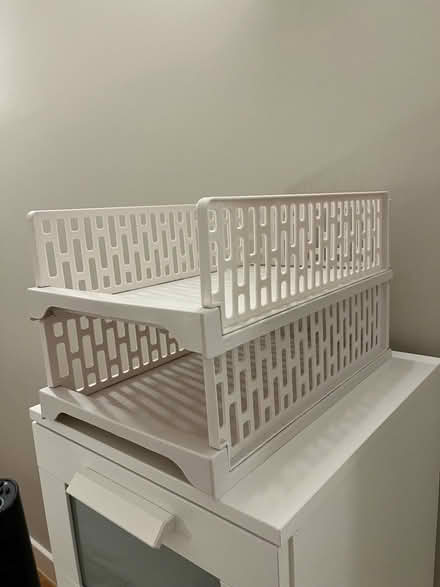 Photo of free Low Board Storage Stackable (SE1) #2