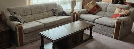 Photo of free Comfy sofa & loveseat (Walnut Creek) #3