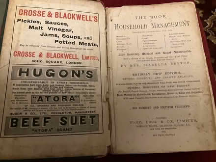 Photo of free The Book of Household Management (Chapel-en-le-Frith SK23) #2