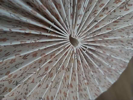 Photo of free Folding lampshade ditsy print (Westminster Drive PO21) #2