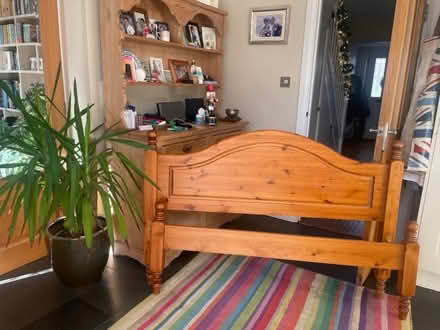 Photo of free Pine double bed frame (St Stephens AL3) #2