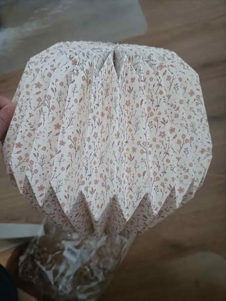 Photo of free Folding lampshade ditsy print (Westminster Drive PO21) #3