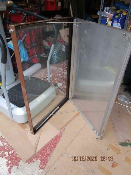 Photo of free Opening Metal and Glass Noticeboard (Old Basing RG24) #4
