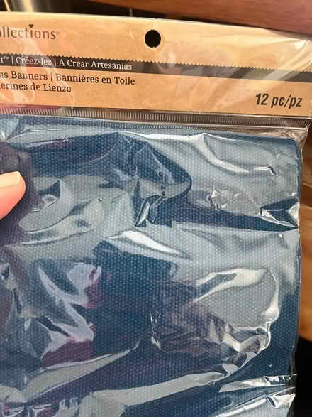 Photo of free 12 piece blue denim canvas banners (Bethesda) #1
