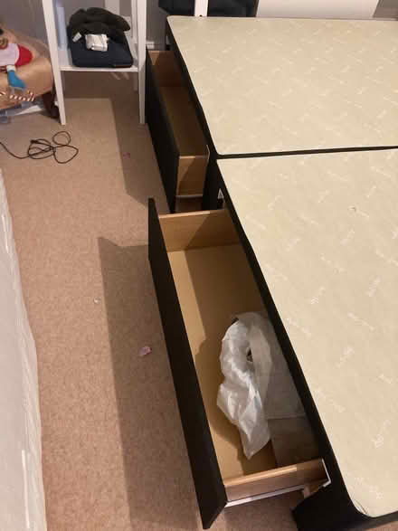 Photo of free King Bed base, storage + headboard (Henley-On-Thames RG9) #2