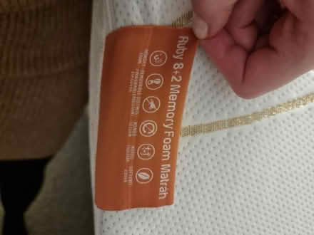 Photo of free King Size Memory Foam Mattress & topper (Leziate PE32) #2