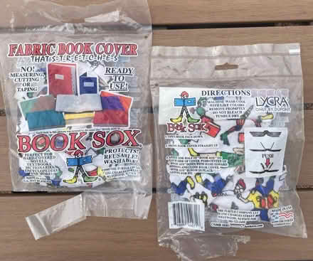 Photo of free Book Sox (fabric book covers) (Cascades) #1