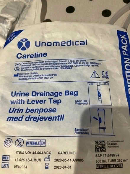 Photo of free Catheter drainage bags (Kirkby Overblow HG3) #2
