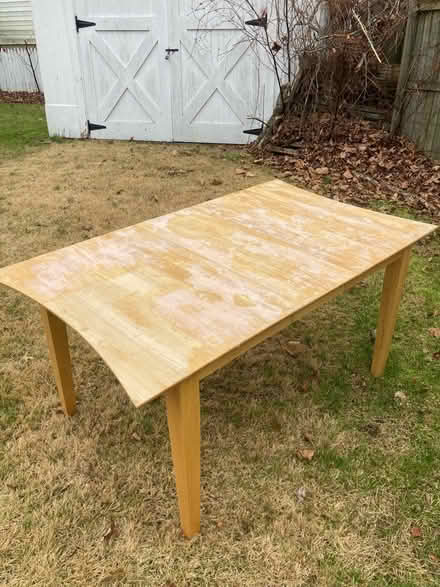 Photo of free Solid wood table with middle leaf (Riverside Connecticut exit 5) #2