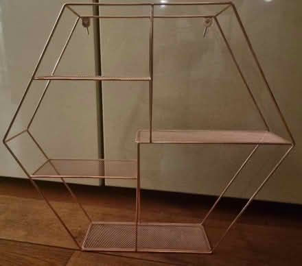 Photo of free Small shelves rose gold (Lewisham SE13) #1