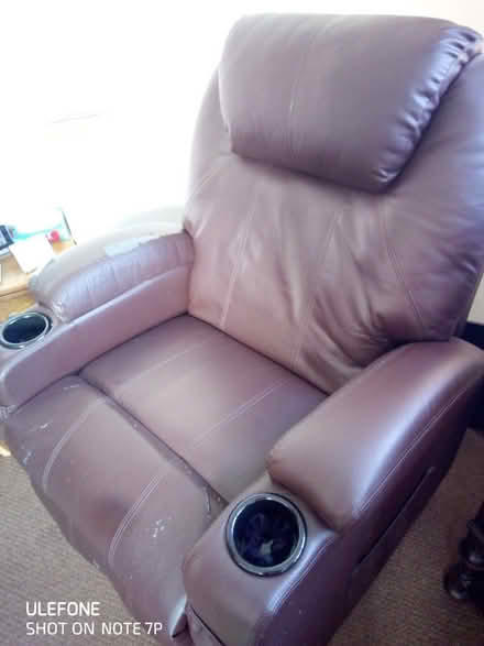 Photo of free Recliner chair with heated massage back. (Dunkeswell EX14) #2