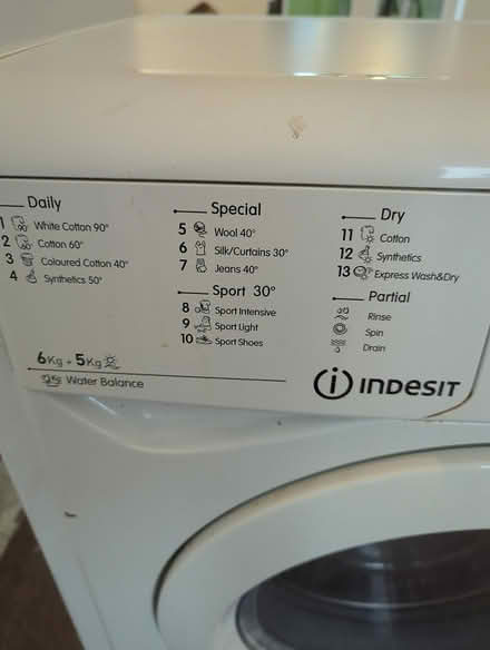 Photo of free Washing machine (SO15 Southampton) #2