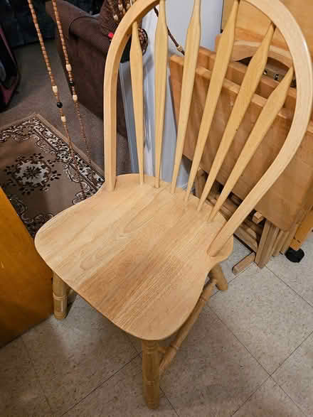 Photo of free Oak Table and 4 chairs (Lincoln Village) #2