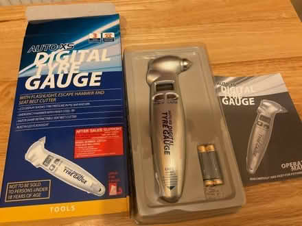 Photo of free Auto XS Digital Tyre Gauge (Crown Wood RG12) #1