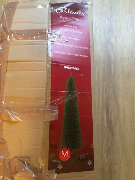 Photo of free 7 ft pencil shaped Christmas tree (Bowerham. LA1) #1