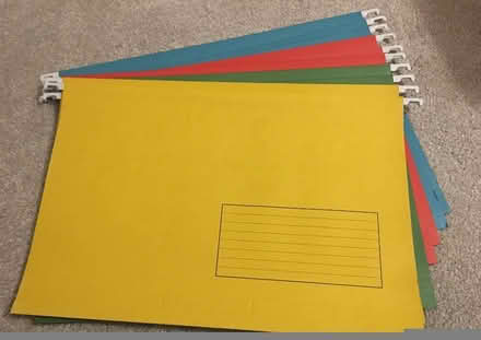 Photo of free Filing cabinet files x10 (Offerton SK2) #1