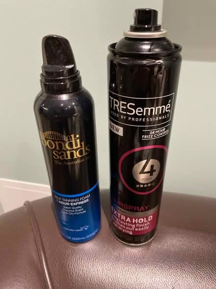 Photo of free Hairspray and Self tan half bottles (Mangotsfield BS16) #1