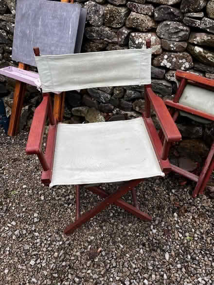 Photo of free 2 x wooden director’s chairs (Lupton LA6) #2