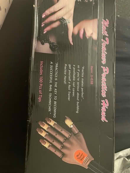 Photo of free Practice hand - beginner nail tech (CR7) #1