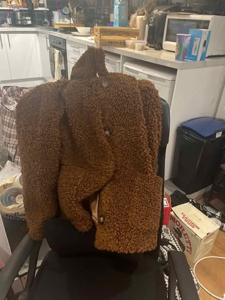 Photo of free Brown teddy bear jacket, size 16 (CR2) #1