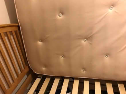 Photo of free 4Foot bed with mattress- (damaged) (BD12 Bailiff Bridge) #3