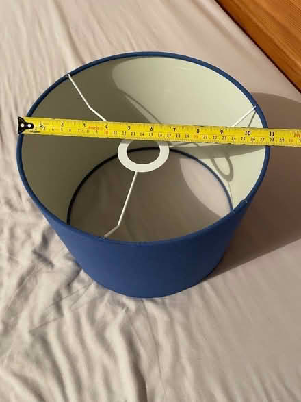 Photo of free Blue Lamp shade. (Rayne CM77) #1