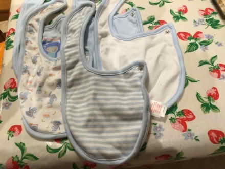 Photo of free 5 Baby bibs (unused) (Amersham Common HP7) #1