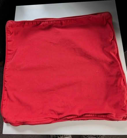 Photo of free Two red cushion covers (Stanway CO3) #1
