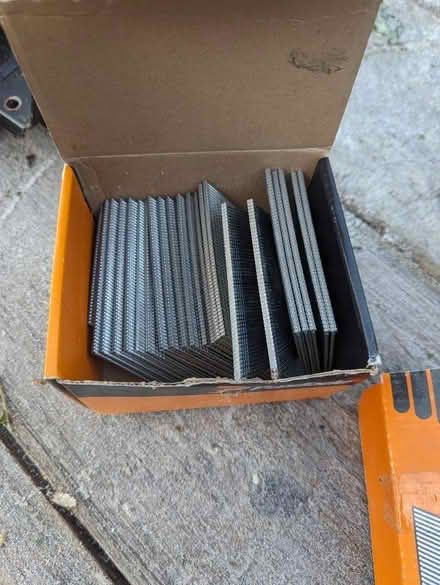 Photo of free Paslode staple gun staples and fuel cell (Cheadle SK8) #3