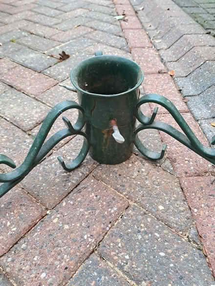 Photo of free Metal Christmas tree stand (South Gosforth NE3) #3