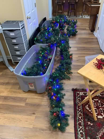Photo of free Lighted Garland (Milford, NJ) #1