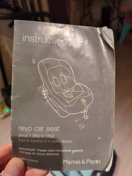 Photo of free Revo car seat 9 months-4 years (colchester CO4) #2