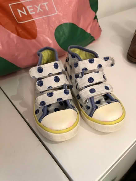 Photo of free Size 24 kids trainers - used (Heaton Chapel SK4) #1