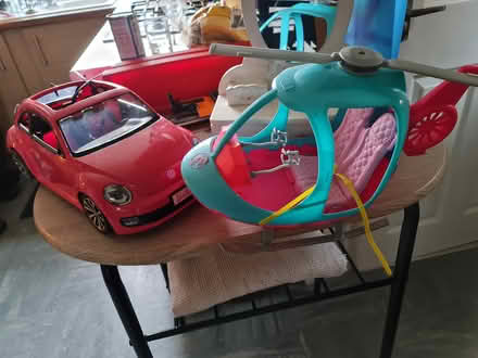 Photo of free Pink car and helicopter (Leeds LS13 bramley) #1