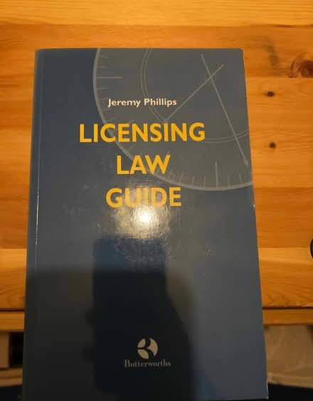Photo of free Licensing Law Guide Jeremy Phillips (Bootle) #1